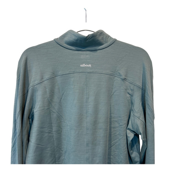Allbirds Top Wmns XSmall Quarter Zip Pullover Sweatshirt Mid Layer Run Green NEW - Picture 6 of 13